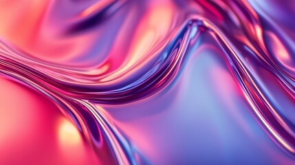 Fototapeta premium Abstract Pink Purple Liquid Swirls Background