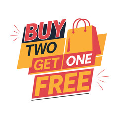 Buy Two Get One Free Promotional Banner