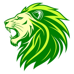 lion head vector
