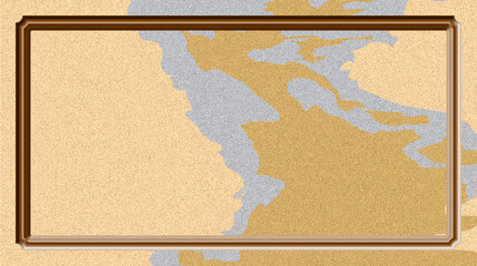 Minimalist abstract background pattern. Modern Paper cut effect, stylish geometric, copy space multipurpose splash background. Frame for poster, banner, sticker or flyer. Book title idea.