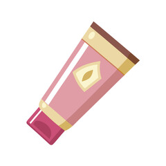Hand Cream Tube Vector Illustration - Cartoon, Clipart and Line Art Designs.eps