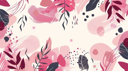 Naklejka premium burgundy seamless pattern wallpaper