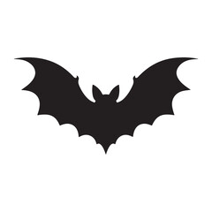 Halloween bat set. Black silhouette Halloween bat vector illustration, set of halloween bats halloween bat and bats Bats Silhouettes
 