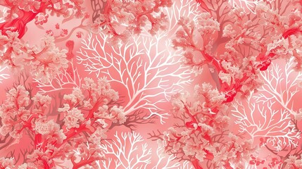coral seamless pattern wallpaper