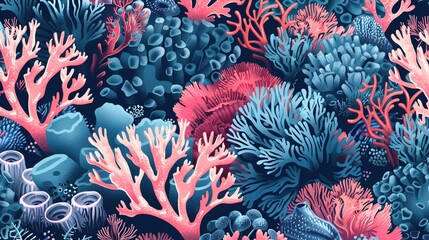 coral seamless pattern wallpaper