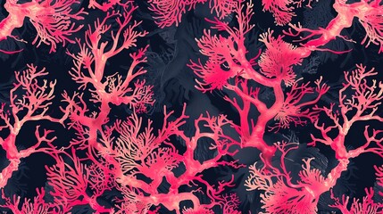 coral seamless pattern wallpaper