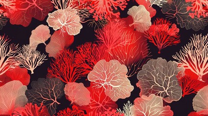 coral seamless pattern wallpaper