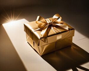  golden gift box