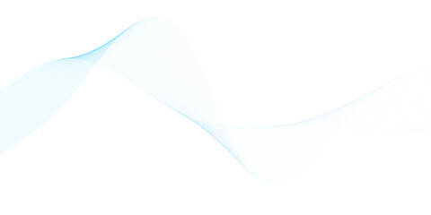 Abstract wave element for design. Digital frequency track equalizer. Stylized line art background. Vector illustration. Wave with lines created using blend tool.