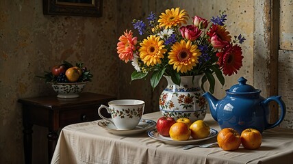 still life with flowers © dave958