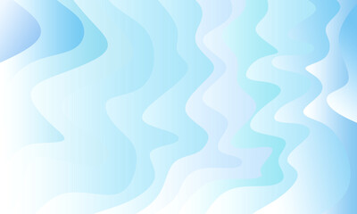 Blue shades background, wave abstract pattern with light. Vector illustration with free space for design.