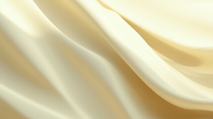 Obraz premium Soft Draped Cream Colored Fabric Texture
