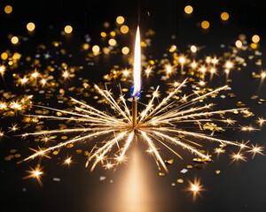 Obraz premium sparkler celebration