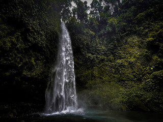 Beautiful waterfal, Bali, Indonesia