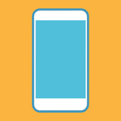 Minimal design phone mockup