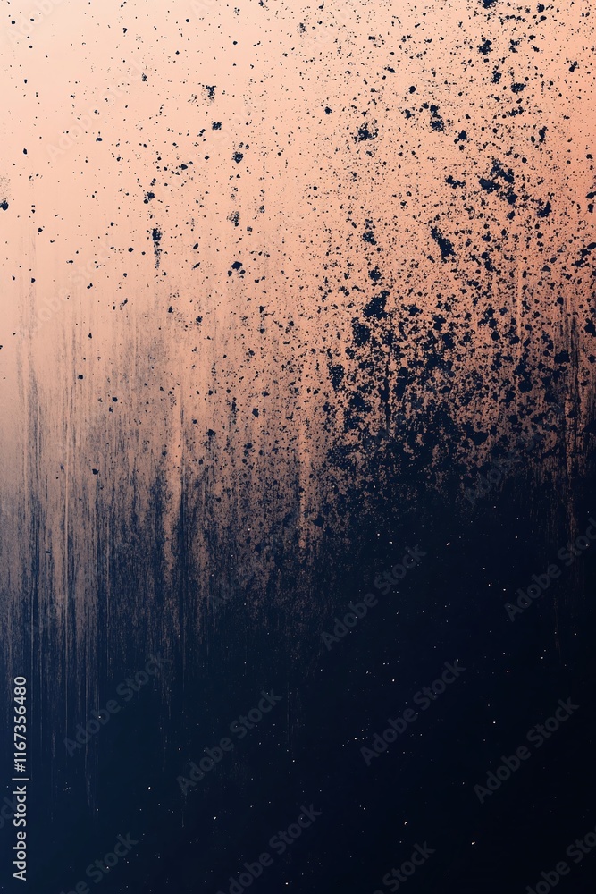 Poster dynamic gradient design blending muted amber into dark chocolate with speckled noise.