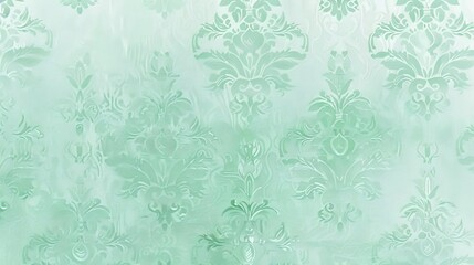 Fototapeta premium mint green seamless pattern wallpaper
