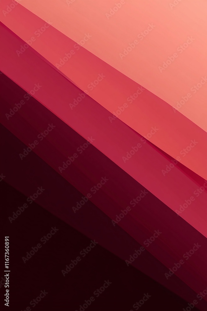 Poster gradient background blending deep coral into burgundy with a soft grain texture overlay.
