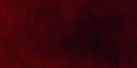 Red grunge textured wall background, Old scratched bright red paint surface wide texture,   Communism flag on grunge metal background texture, dark scarlet color gloomy grunge abstract widescreen.