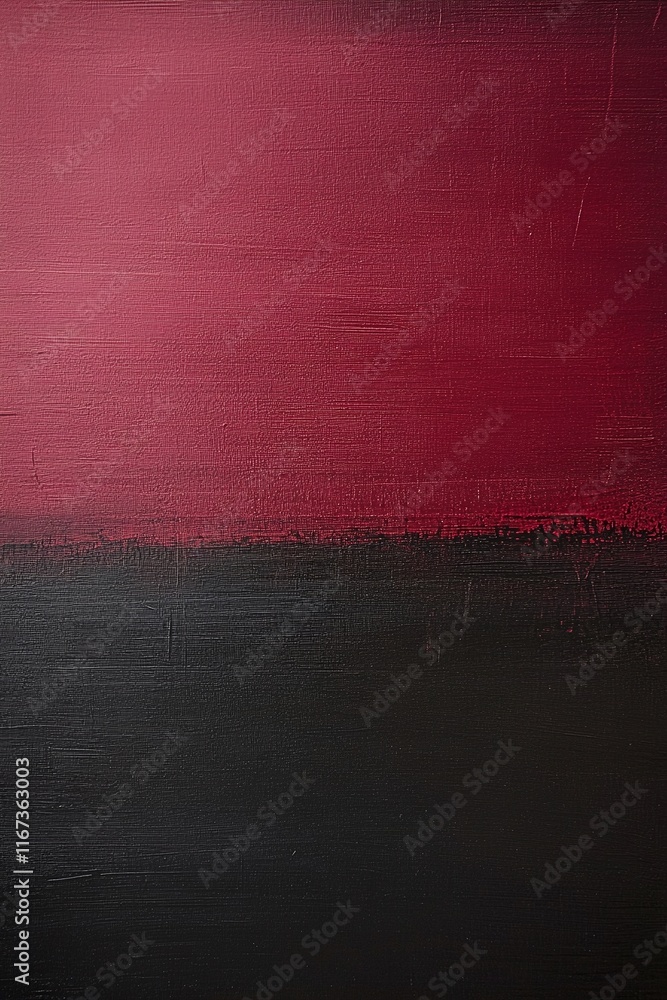 Poster gradient design with deep maroon transitioning into black layered with grainy textures.