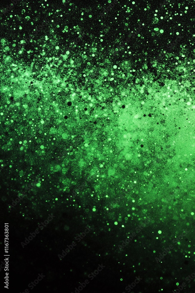 Poster gradient wallpaper transitioning from dark moss green into black with a speckled noise texture.