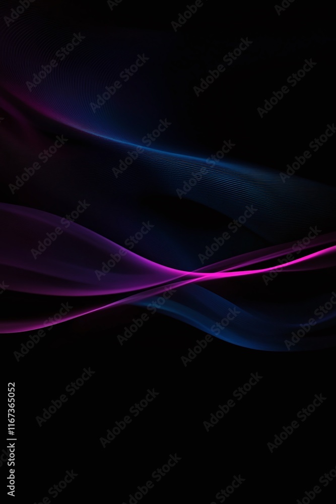 Poster gradient wallpaper with dark indigo to black fade accented with soft noise textures.