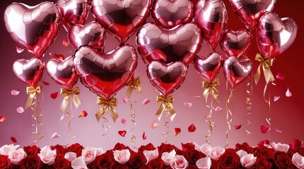 a lavish traditional valentines day decora