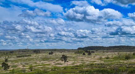 Beautiful view of the Fagne de Malchamps