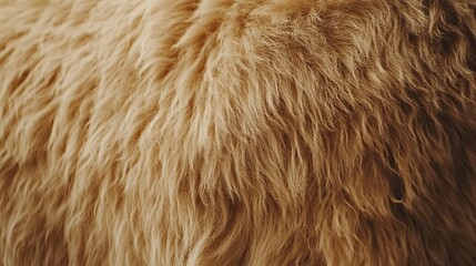 Fototapeta premium Golden Brown Animal Fur Texture Background