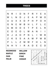 word search Trees