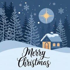 Fototapeta premium Christmas card. Generative AI.