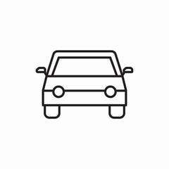 car auto vehicle transport icon vector sign

