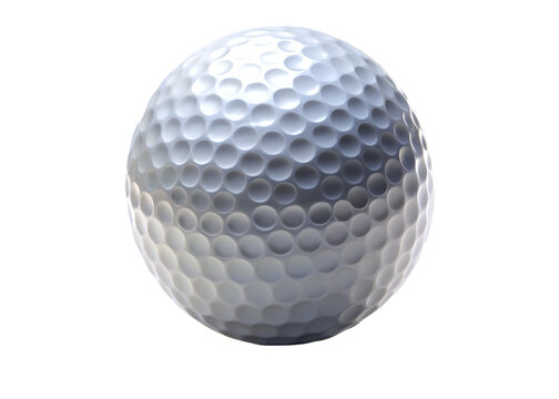 recommend clip art: Close up of a golf ball isolated on white background as transparent. PNG. AI GENERATED