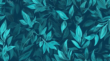 Fototapeta premium aqua marine seamless pattern wallpaper
