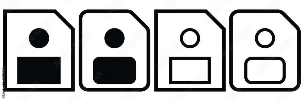 Poster floppy disk icon silhouette vector. save icon illustration. disk icon thin line art. symbol of conse