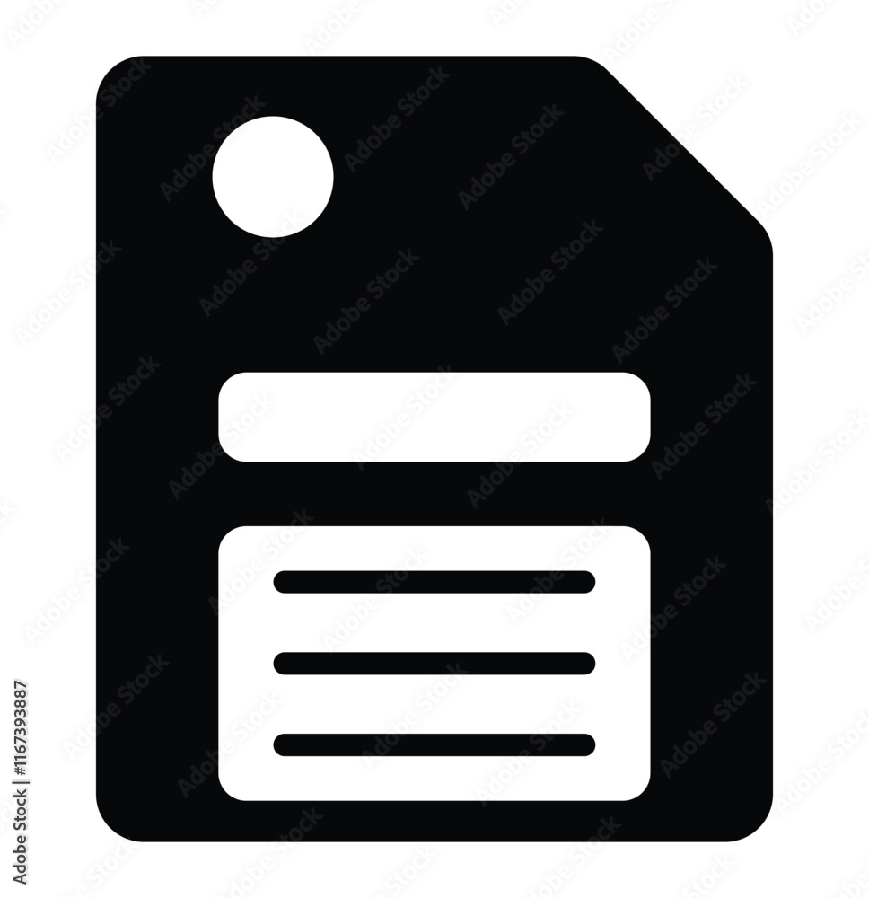 Poster floppy disk icon silhouette vector. save icon illustration. disk icon thin line art. symbol of conse