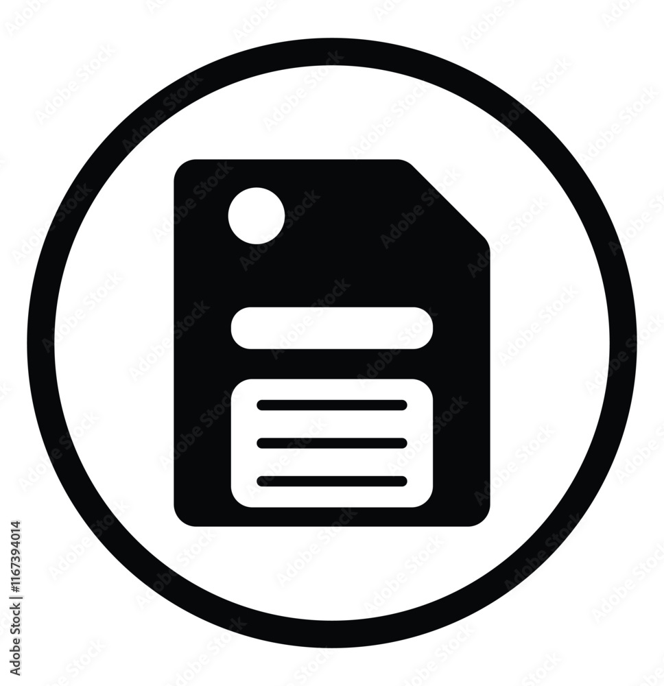 Poster floppy disk line icon vector illustration set. floppy disk icon solid style. simple solid style. sav