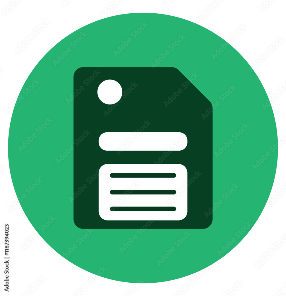 Poster floppy disk line icon vector. thin linear, regular and button style design isolated on white backgro