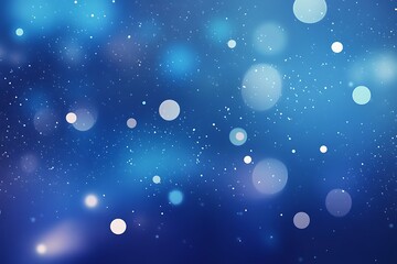 Obraz premium Blue Glitter Background with Soft Bokeh and Blurred Sparkling Effect