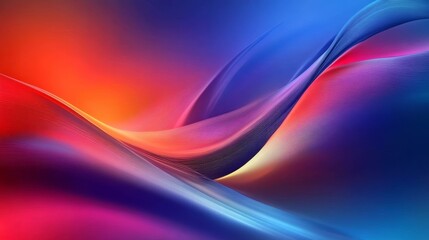 Obraz premium Abstract Colorful Flowing Lines Background Design