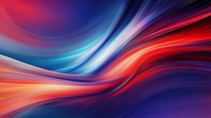 Obraz premium Abstract Colorful Flowing Lines Design