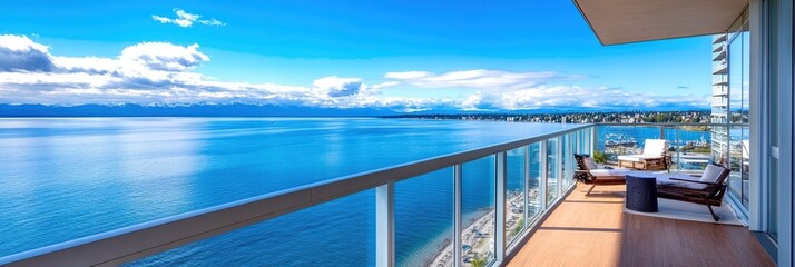 Fototapeta premium real estate photo of modern condo