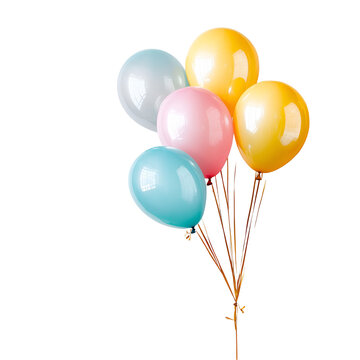 Fototapeta balloons isolated on white