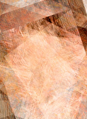 Abstract colorful watercolor background with different geometric elements