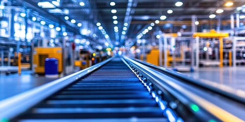 Obraz premium modern factory production line