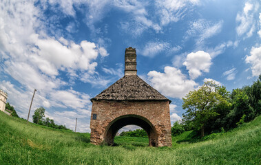Stone oven of an ancient castle.