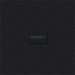 dark ethnic seamless pattern template