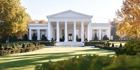 Obraz premium professional photo of greek revival architectur