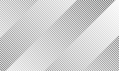 abstract black white gradient irregular diagonal line pattern suitable for background.