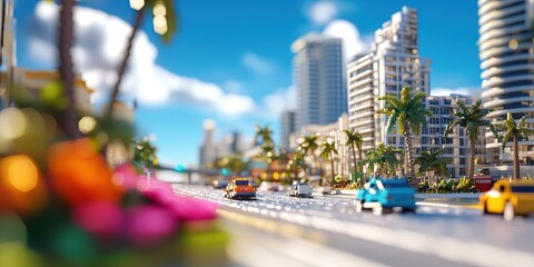 Obraz premium professional photo of downtown south beach
